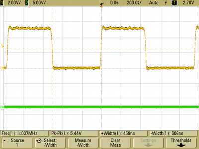 Oscillations of frequency divider