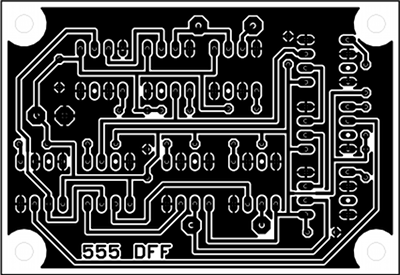 DFF test board bottom layout